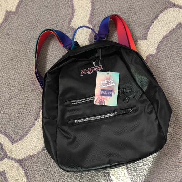 Jansport Handbags - Jansport Mini Rainbow Straps Backack